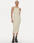Patrizia Pepe Rochie cocktail 2A2735/K186-W362 Écru Slim Fit