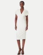 Patrizia Pepe Rochie cocktail 8A1663/A6F5-W409 Écru Regular Fit