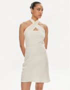 Patrizia Pepe Rochie de vară 2A2779/A052-W362 Écru Regular Fit