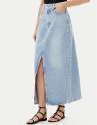 Pepe Jeans Fustă de blugi PL901211 Regular Fit