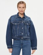 Pepe Jeans Geacă de blugi Turner Sparkle PL402328 Relaxed Fit