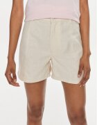 Pepe Jeans Pantalon scurți din material Tilly PL801093 Écru Regular Fit