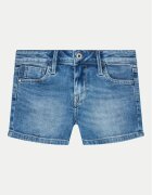 Pepe Jeans Pantaloni scurți de blugi Slim Short Jr PG800860MP0 Slim Fit
