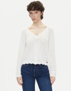 Pepe Jeans Pulover Olya PL702288 Écru Regular Fit