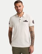 Petrol Industries Tricou polo M-1050-POL946 Écru Regular Fit