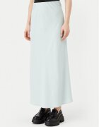 Pieces Fustă midi Franan 17116541 Albastru celest Regular Fit