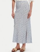 Pieces Fustă midi Nya 17147811 Albastru celest Regular Fit