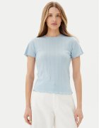 Pieces Tricou Fia 17155480 Albastru celest Regular Fit