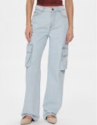 Pinko Blugi Caty 102942 A1MV Albastru celest Cargo Fit