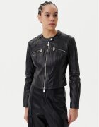 Pinko Geacă de piele Borderline Biker 104914 A2HT Regular Fit