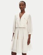 Pinko Rochie de zi Frank 105251 A2MI Écru Regular Fit