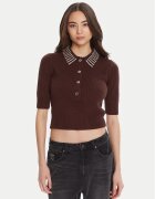 Pinko Tricou polo Emilia 105745 A2S4 Regular Fit