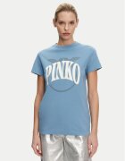 Pinko Tricou Start Albastru Regular Fit