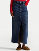 Polo Ralph Lauren Fustă de blugi 211A95501001 Regular Fit