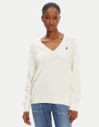 Polo Ralph Lauren Pulover 211972105002 Écru Straight Fit