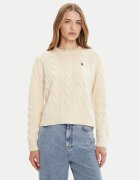 Polo Ralph Lauren Pulover 211A91216002 Écru Straight Fit