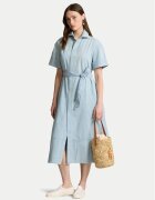 Polo Ralph Lauren Rochie tip cămașă 211935155001 Albastru celest Regular Fit
