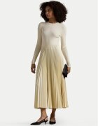 Polo Ralph Lauren Rochie tricotată 211948693001 Écru Regular Fit