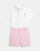 Polo Ralph Lauren Set cămașă și șorturi din material textil 320966276001 Regular Fit