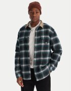 Quiksilver Jachetă cămașă Mecury Desert EQYWT04643 Verde Regular Fit