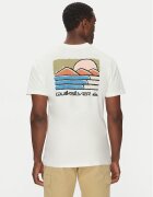 Quiksilver Tricou EQYZT08038 Écru Regular Fit