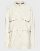 Reebok Geacă Winter HG1183 Écru Oversize