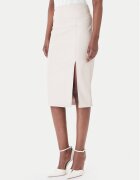 Rinascimento Fustă din imitație de piele CFC0127468003 Slim Fit