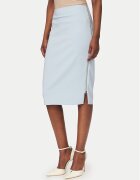 Rinascimento Fustă tip creion CFC0127985003 Albastru celest Slim Fit