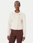 Rinascimento Geacă CFC0124660003 Écru Regular Fit