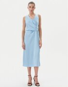 Rinascimento Rochie cocktail CFC0122928003 Albastru celest Regular Fit