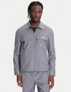 Robe Di Kappa Jachetă cămașă Robe Giovani Gafsa 67124CW Gri Regular Fit