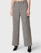 ROTATE Pantaloni din material Sparkly Houndstooth RT1901 Relaxed Fit