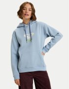 Roxy Bluză Surf Stoked Brushed Art ERJFT05020 Albastru celest Regular Fit