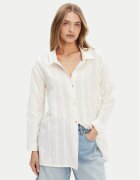 Roxy Cămașă ERJX603447 Écru Relaxed Fit