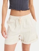 Roxy Pantalon scurți din material Sweetest Day ERJNS03588 Écru Regular Fit