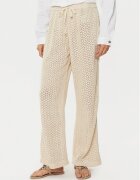 Roxy Pantaloni tricotați Mood Moving ERJX603395 Écru Regular Fit