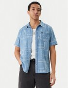 RVCA Cămașă Frame Chambray AVYWT00507 Albastru celest Regular Fit