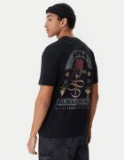 RVCA Tricou Roses Poster EVYZT00281 Regular Fit