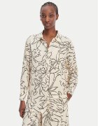 Seafolly Cămașă Hothouse Flowers 55648-TO Écru Relaxed Fit