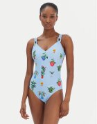 Seafolly Costum de baie Playa Bonita 11098DD287 Albastru celest