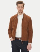 Serge Pariente Geacă de piele Sylvino Vs Maro Slim Fit