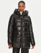 Serge Pariente Geacă de piele Warm Girl Negru Relaxed Fit