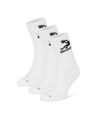 SHAQ Șosete lungi SHQ-MB-003-AW24 Alb