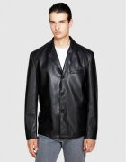 Sisley Geacă din imitație de piele 2NHCSW01D Regular Fit