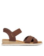 Skechers Sandale BOBS Desert Kiss - Golden Lily 114418/CHOC