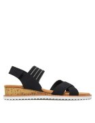 Skechers Sandale BOBS Desert Kiss-Shore Enough 114130/BLK