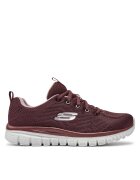 Skechers Sneakers Get Connected 12615/WINE