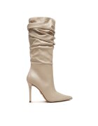 Steve Madden Cizme Schmooze SM11003453 Écru