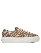 Superga Sneakers Platform Leopard Print Maro