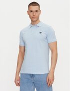 Timberland Tricou polo TB0A6VDP Albastru celest Regular Fit